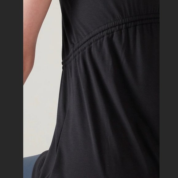 NWT ATHLETA Air Out Cinch Tank - Black - Picture 4 of 7